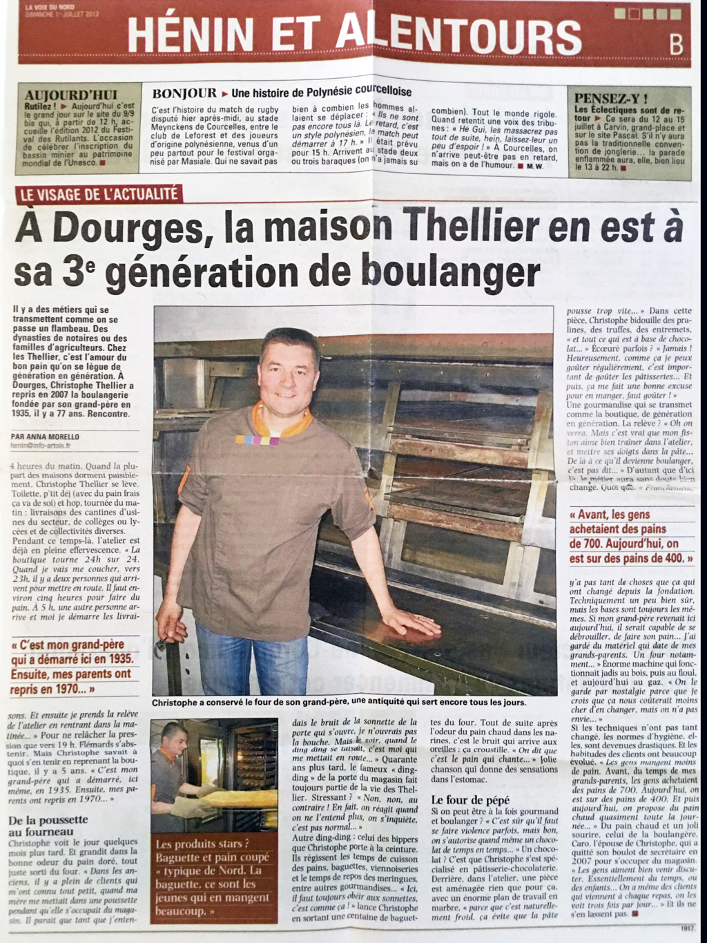 Article dans a la voix du nord